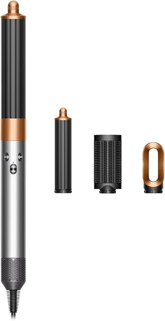 Dyson Airwrap Origin Multistyler und Haartrockner in Nickel und Kupfer mit drei Aufsätzen