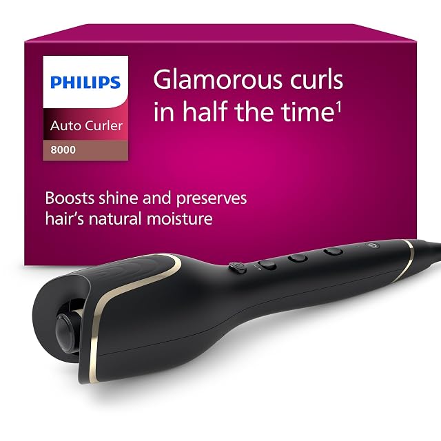 Philips 8000 Series BHB876 automatischer Lockenwickler in Schwarz