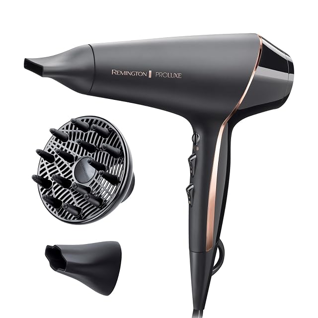 Remington AC9140B PROluxe Haartrockner mit drei Styling-Aufsätzen