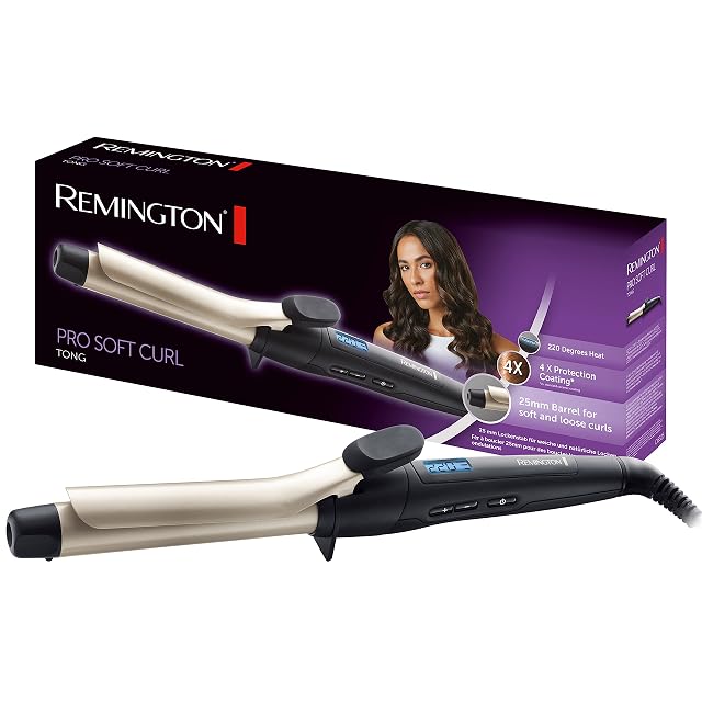 Remington Pro Soft Curl CI6325 Lockenstab mit 25 mm in Schwarz und Creme