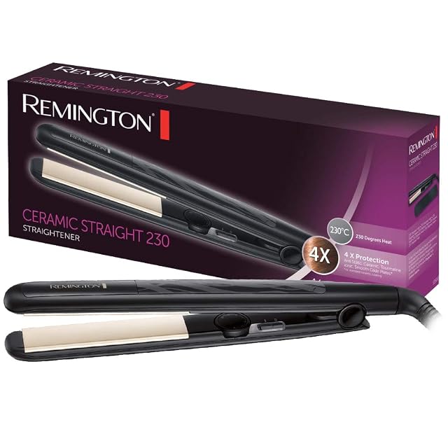 Remington S3500 Ceramic Straight Glätteisen mit 110-mm-Platten